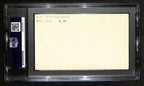 A.A. Schabinger Signed 3x5 Index Card Creighton Basketball Coach PSA/DNA 185479