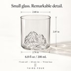 Third Pour™ Edo Mountain Glass