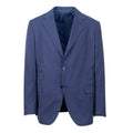 Cotton 3 Roll 2 Button Classic Fit Suit // Blue
