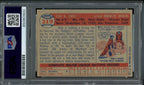 Gino Cimoli Signed 1957 Topps Trading Card #319 Dodgers PSA/DNA 184013