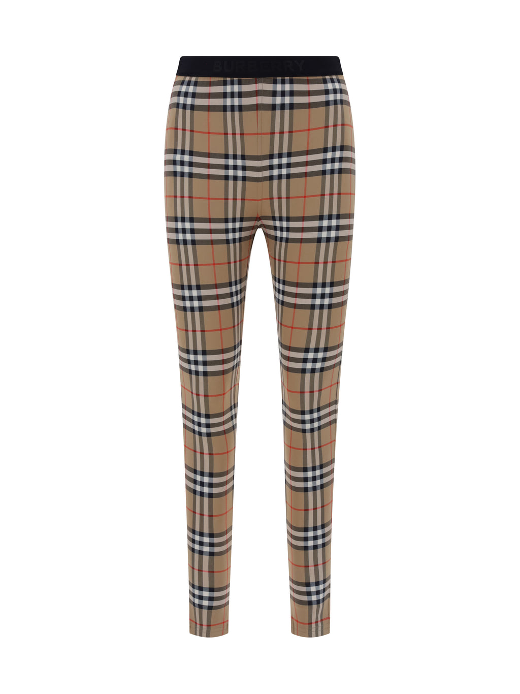 Leggings Archive Check Beige