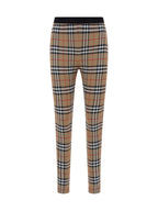 Leggings Archive Check Beige