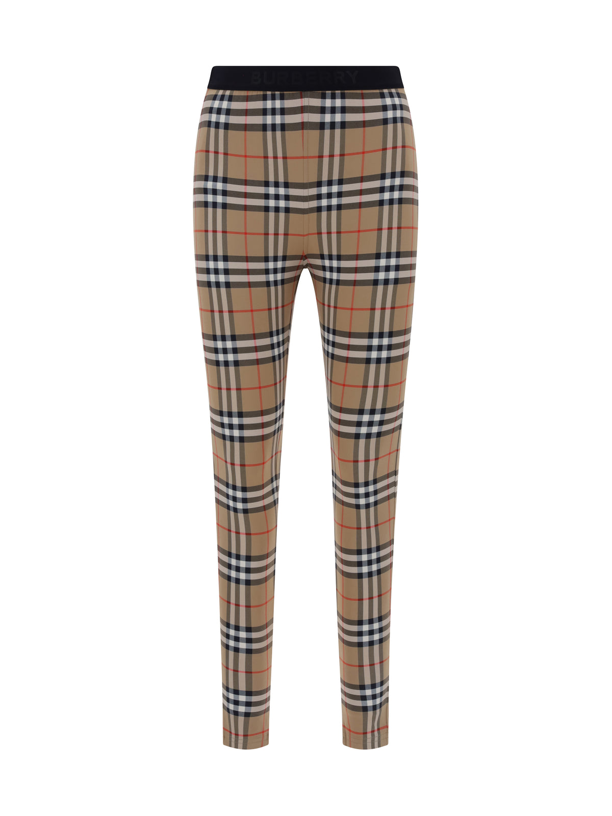 Leggings Archive Check Beige