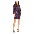 Trina Turk Women's Purple Sheath Cocktail Dress