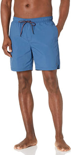 Tommy Hilfiger Men's Solid Swim Trunks Blue Size XX-Large