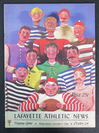 October 24, 1942 Univ of Virginia vs. Lafayette College Football Game Program