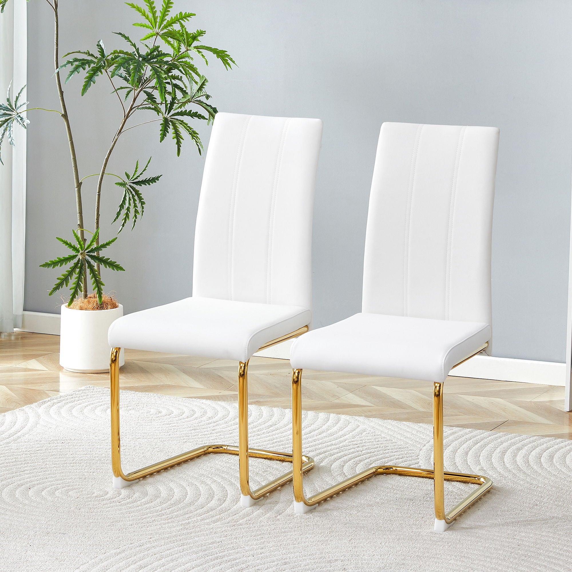 Luxury Aesthetic Upholstered Dining Chairs