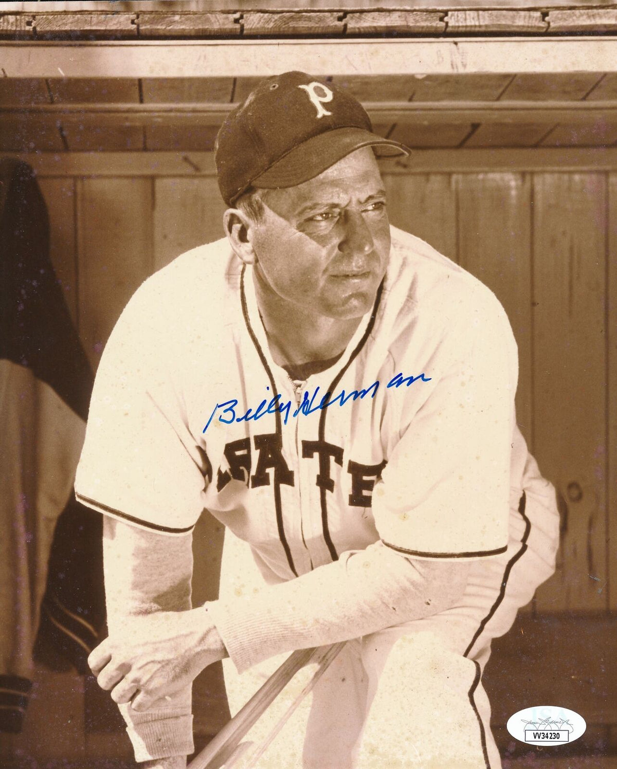 Billy Herman HOF Pittsburgh Pirates Signed/Autographed 8x10 Photo JSA 166492
