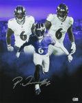 Patrick Queen Baltimore Ravens Signed/Autographed 16x20 Photo Beckett 164098