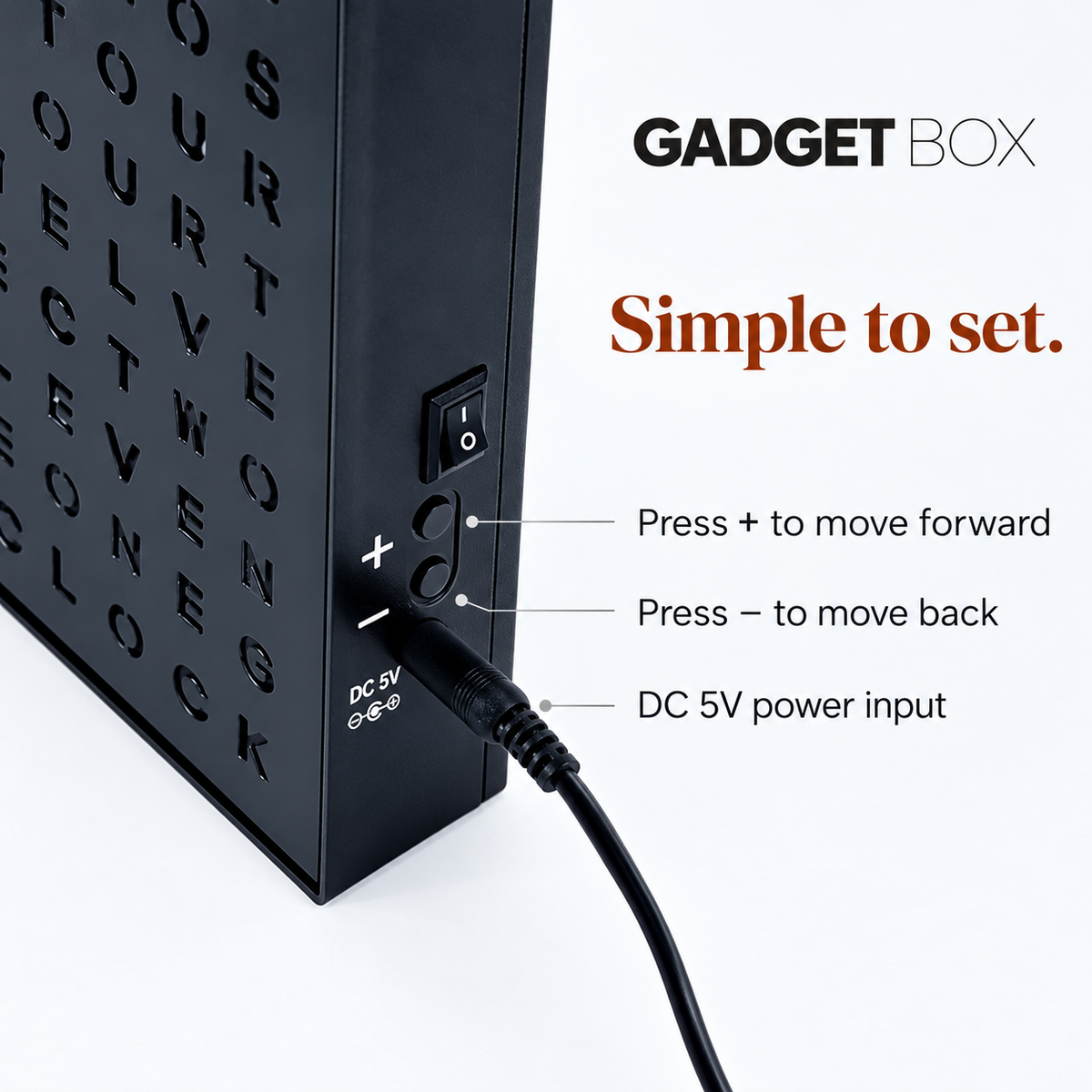 Gadget Box™ Phrase Clock