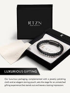 Black Leather & Silver Box Chain Bracelet