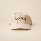 The Pinstripe Gambler Cap