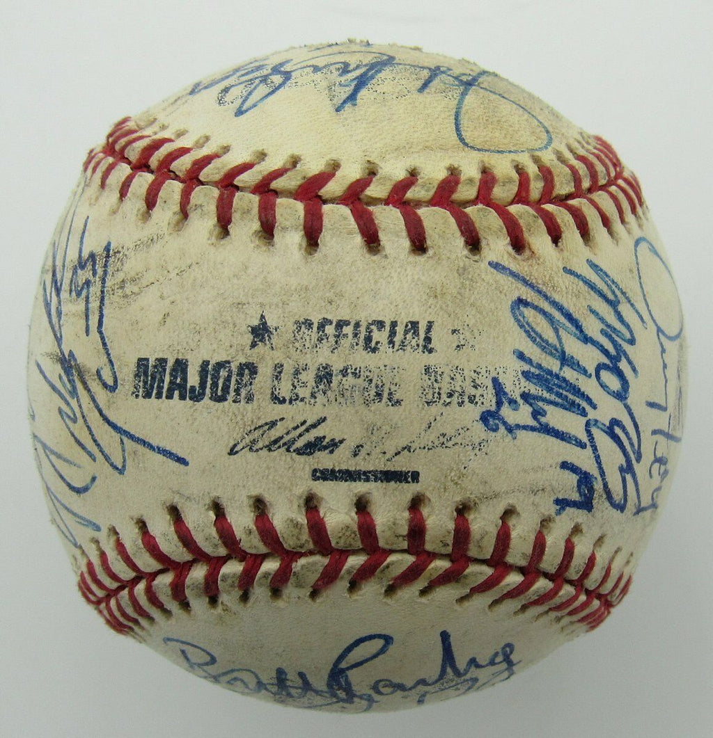 2002 Harrisburg Senators AA Minor League Team Signed by 23 OML Baseball 148888