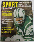 1966 Sport Magazine June Joe Namath NY Jets  on Cover NO LABEL 136109