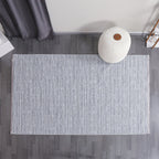Chenille Woven Rug // Blue