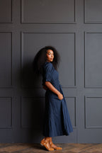 Long Way Home Dress - Navy