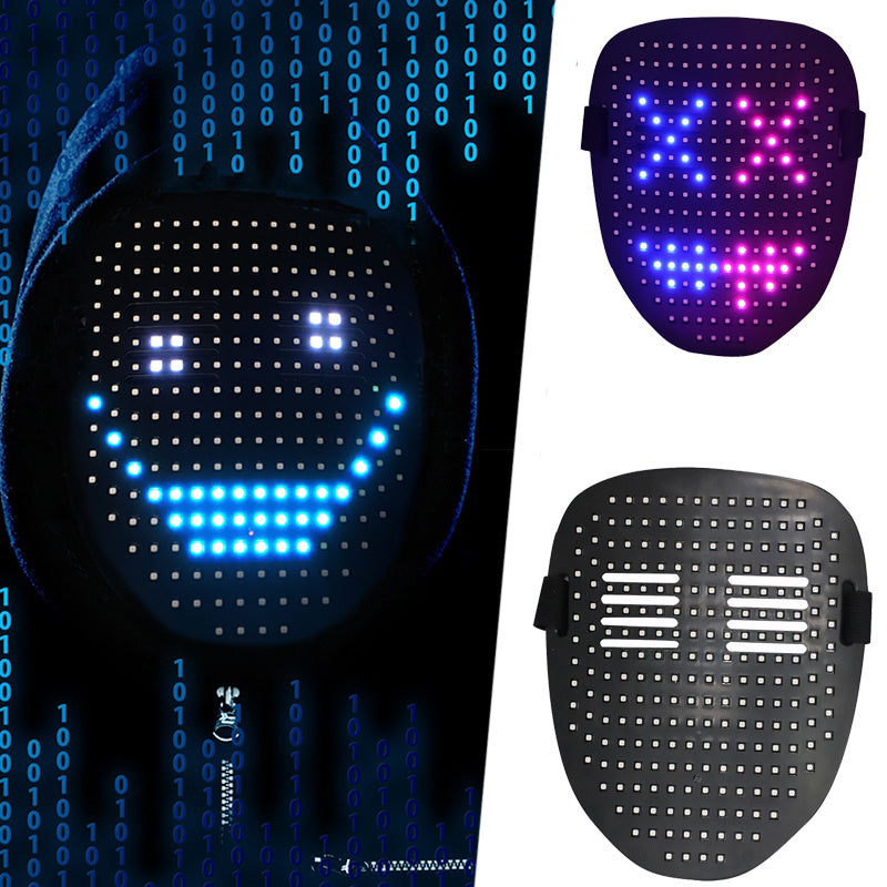 LED Gesture Mask 50 Patterns