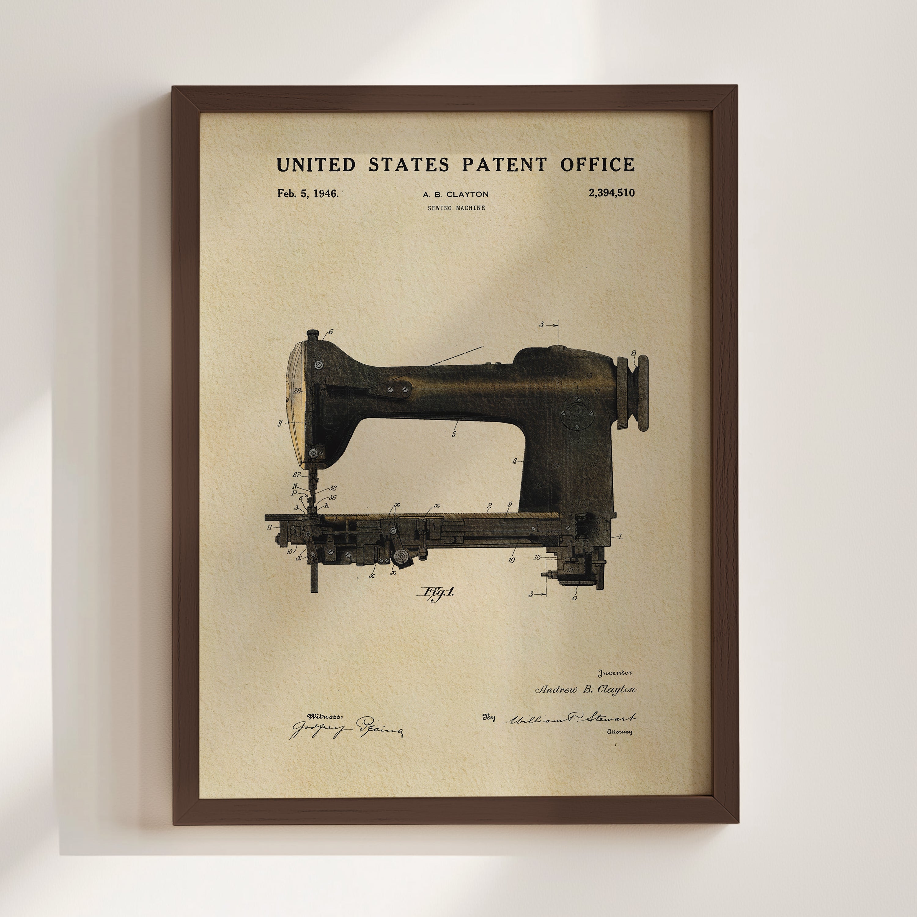 Black Sewing Machine (1946)