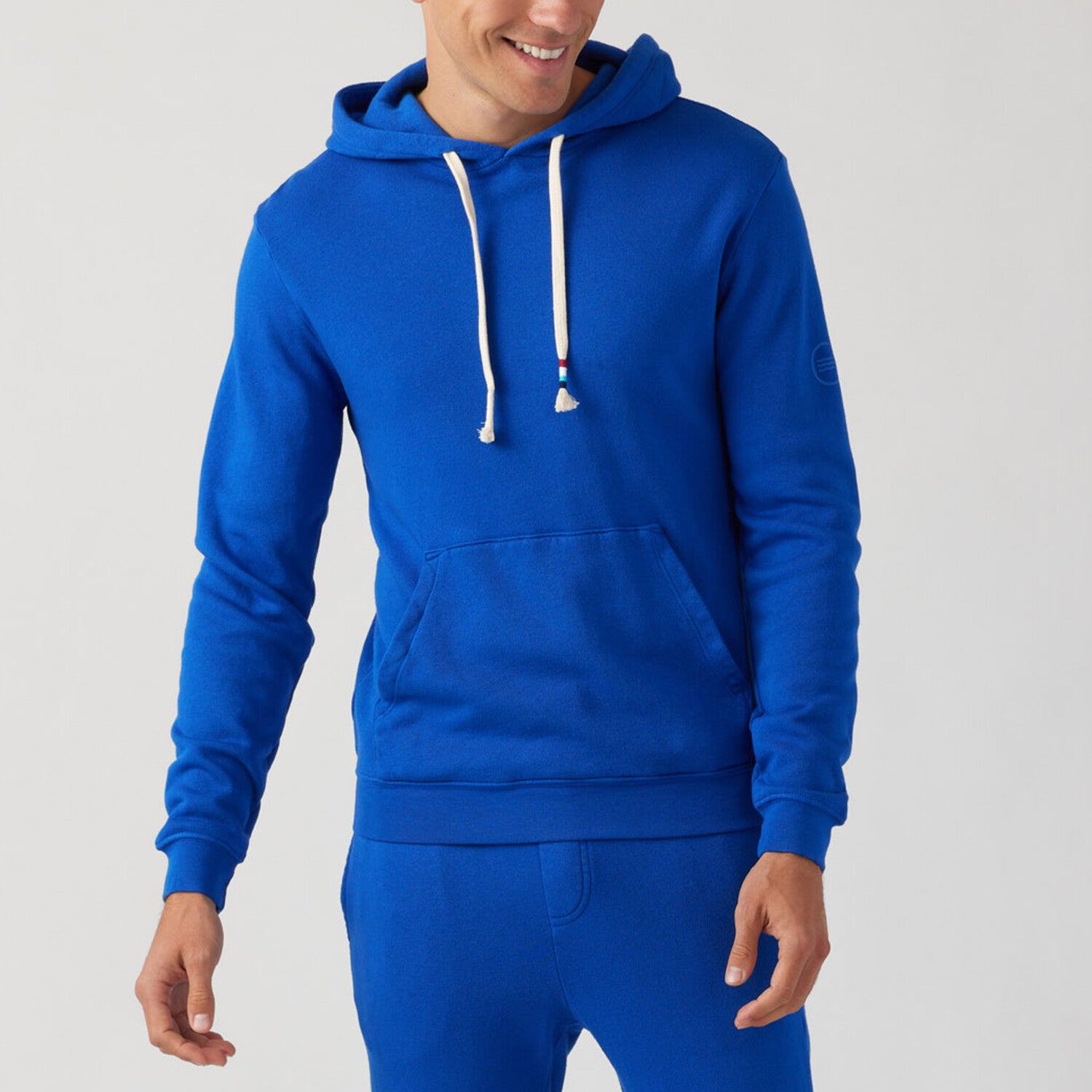 Essential Waves Pullover Hoodie // Royal Blue