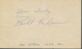 Bill Kilmer UCLA 1960 All-American Football QB SignedAutographed Cut 144097