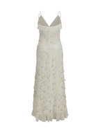 Long Evening Dress Cream