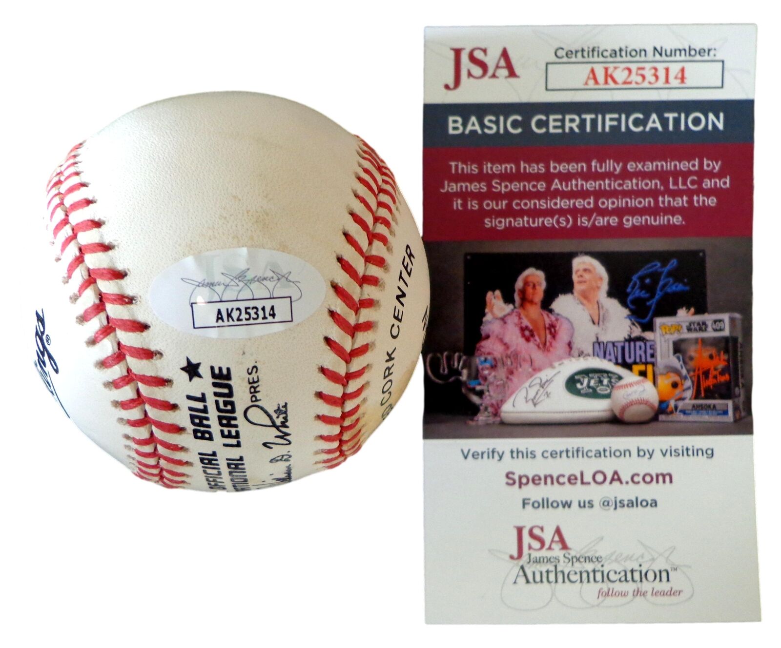 Frank Evans Autographed ONL Baseball Negro League KC Monarchs JSA 179814