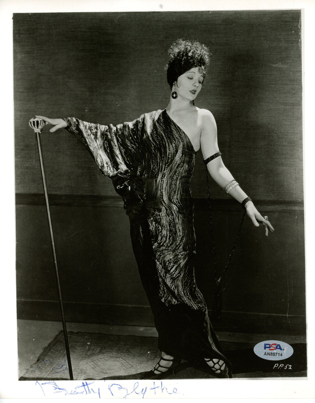 Betty Blythe Signed/Autographed 8x10 B/W Photo "Queen of Sheba" PSA/DNA 192070