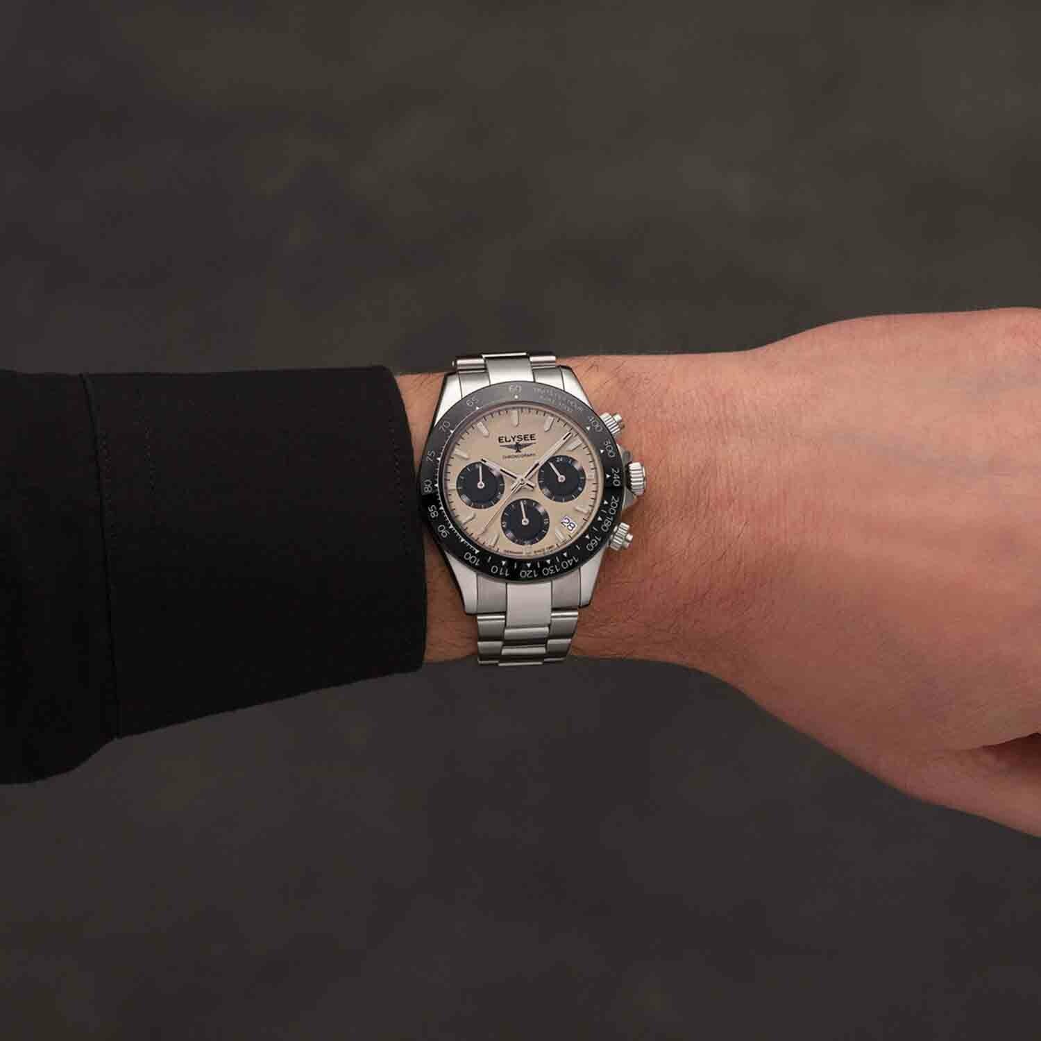 Elysee Sport Chrono Ceramic Quartz // 80621