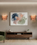 Cirrus 13"W 1-Light Bubble Bronze Finish with Bronze Bubble Glass Shade Wall Sconce Light Fixture