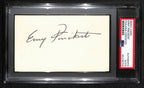 Erny Pinckert CFB HOF Signed/Auto 3x5 Index Card USC PSA/DNA 189022