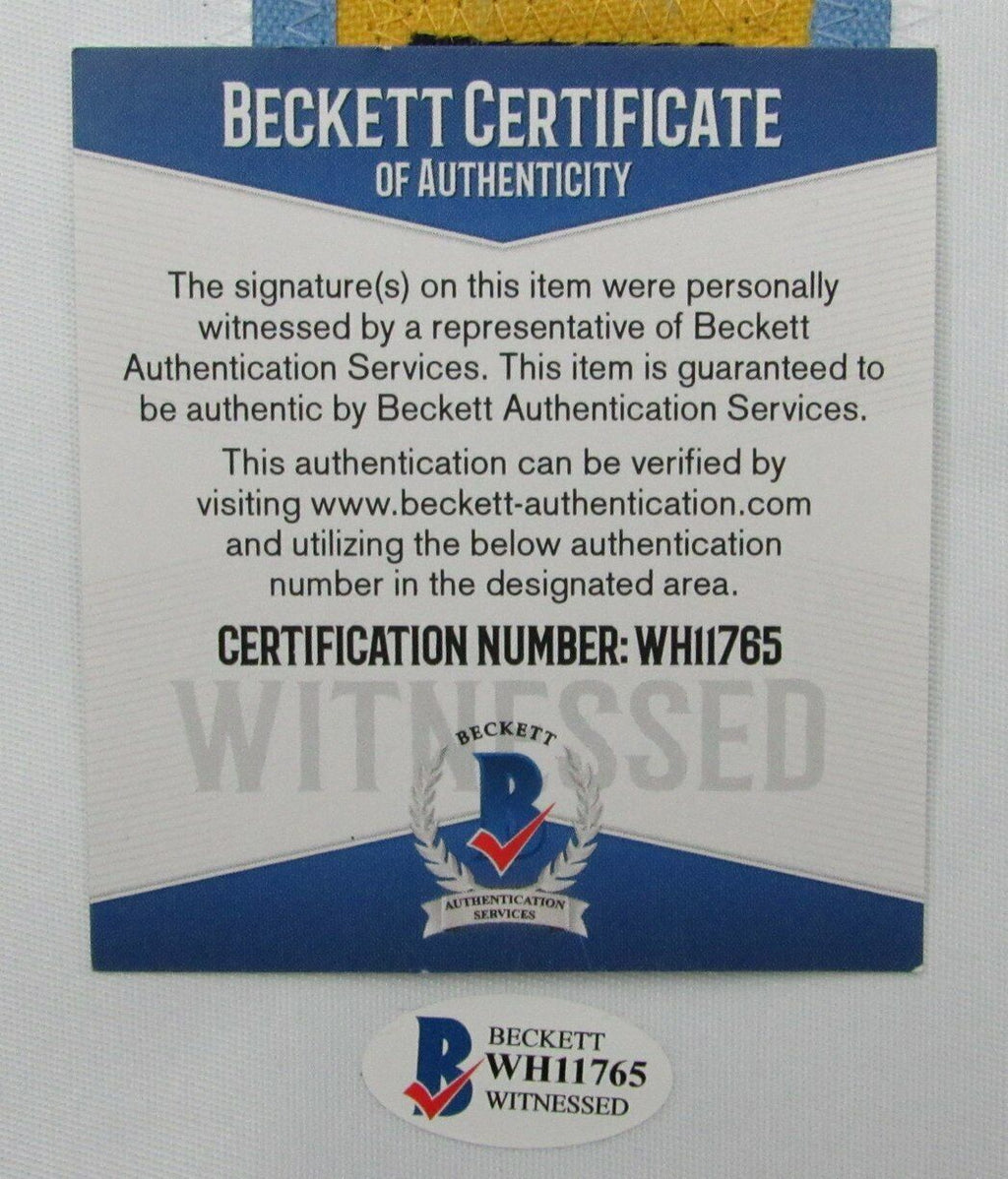Shawne Merriman Signed/Autographed Chargers Custom XL Jersey Beckett 165730