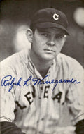 Ralph Winegarner Indians d. 1988 Signed/Autographed 3x5  Photo 179343