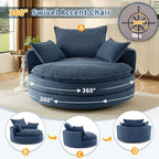 360° Swivel Accent Barrel Chair