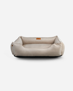 Chester & Lee | Classic Velvet Sleeper Dog Bed Beige