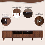 TV Stand With Drawers - Walnut