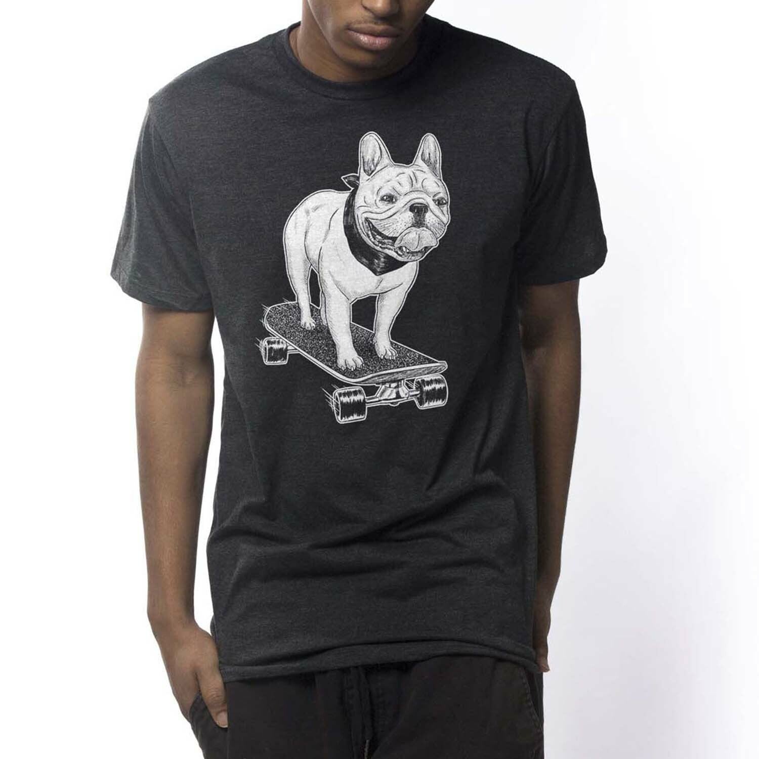 Frenchie Skateboarding T-Shirt // Charcoal