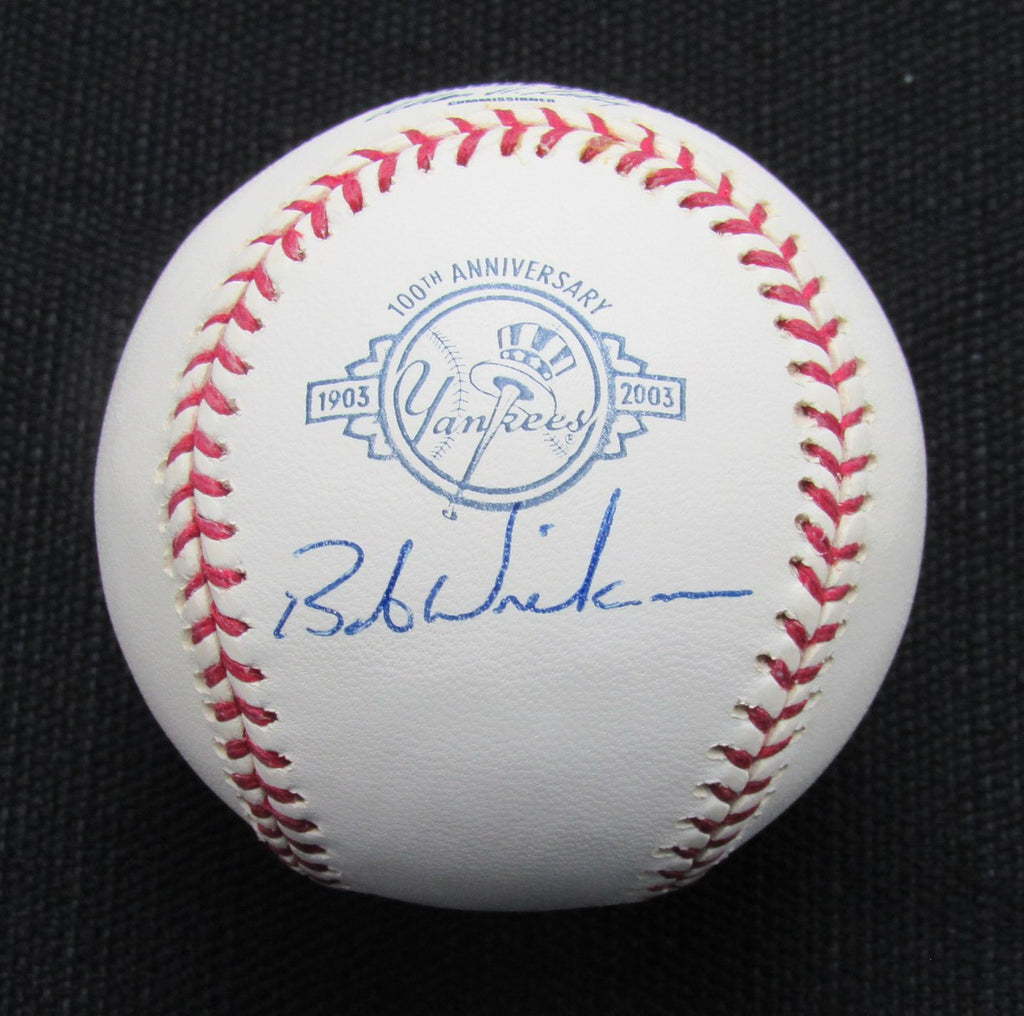 Bob Wickman Signed/Auto Yankees 100th OML Baseball JSA  186961