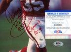 Aenaes Williams HOF Signed/Inscribed 8x10 Magazine Photo Cardinals PSA/DNA 188076