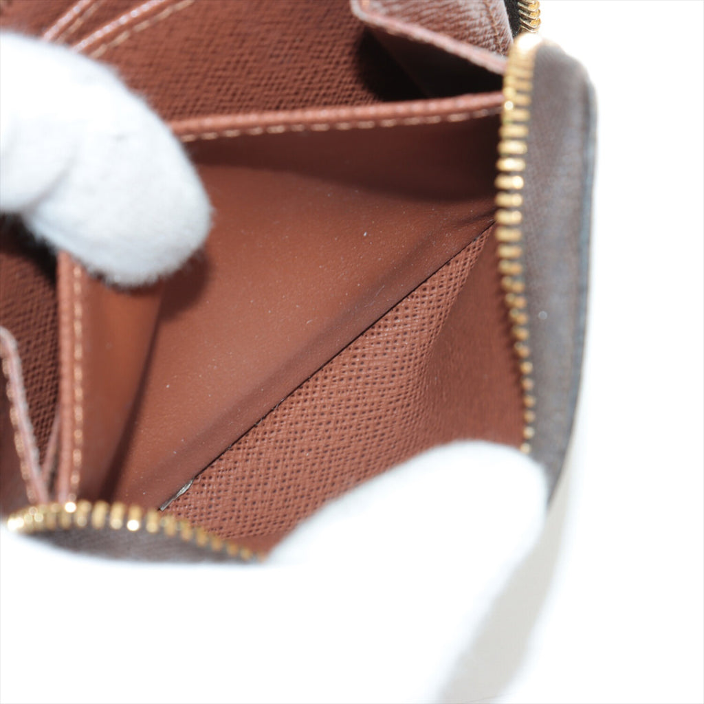 Louis Vuitton Monogram Zippy Coin Case // Brown