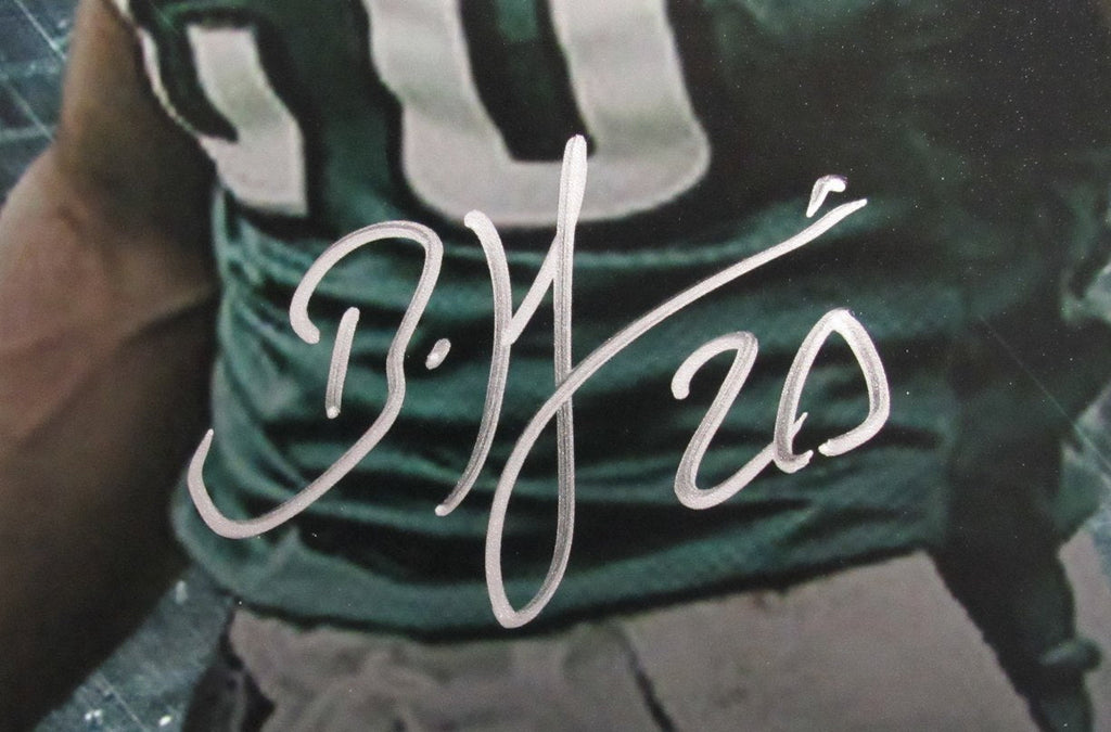 Brian Dawkins HOF Signed 11x17 Photo Philadelphia Eagles Beckett 185361