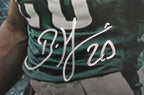 Brian Dawkins HOF Signed 11x17 Photo Philadelphia Eagles Beckett 185361