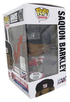 Saquon Barkley Signed Funko Pop! #118 Figurine New York Giants PSA/DNA 183536