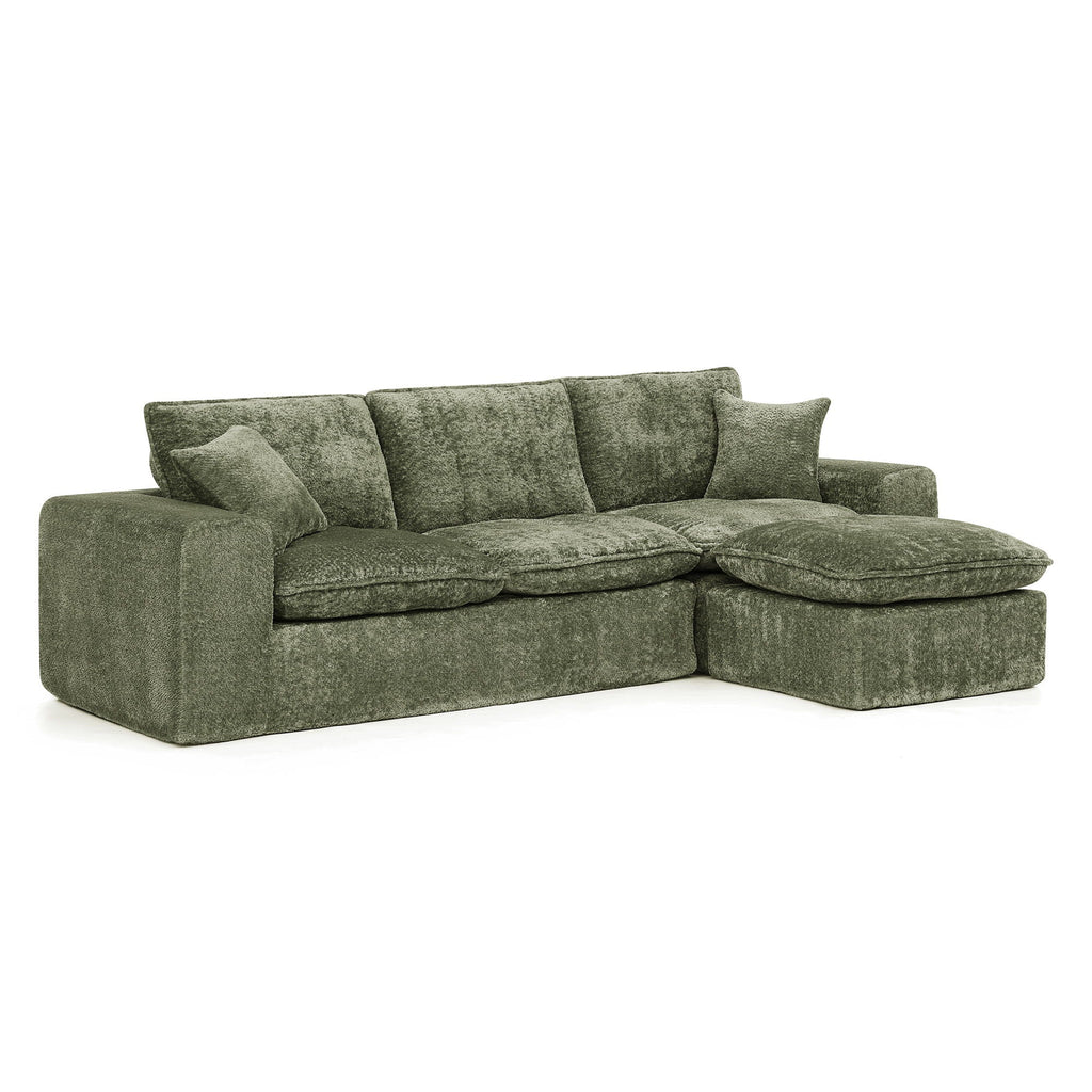 Sectional Sofa With Moveable Ottoman