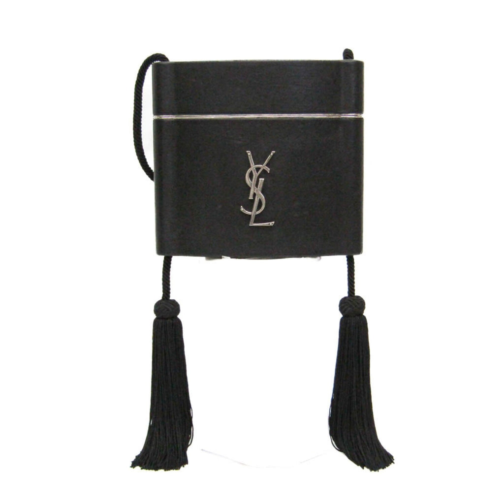 Saint Laurent // Leather Opium Shoulder Bag // Black // Pre-Owned