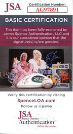 Lem Barney HOF Autographed/Inscr Goal Line Art GLAC Postcard Detroit Lions JSA