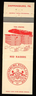 Vintage Shippensburg State College Match Book Shippensburg, PA 176809
