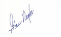 Gern Nagler d.2020  Cleveland Browns Signed/Auto 3x5 Index Card  189521