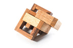 Double Lock Puzzle - Wooden Brain Teaser Puzzle