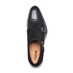 Davis Double Monk Strap // Black
