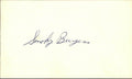 Smoky Burgess Cubs/Phillies d.1991 Signed/Autographed 3x5 Index Card 162514
